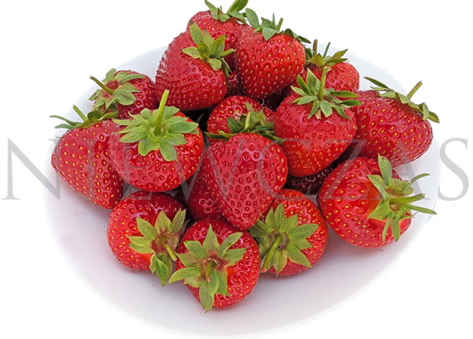 Truskawki Vibrant na talerzu